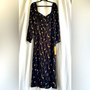 NWT Reformation Sigmund Dress Cocktail Party Print